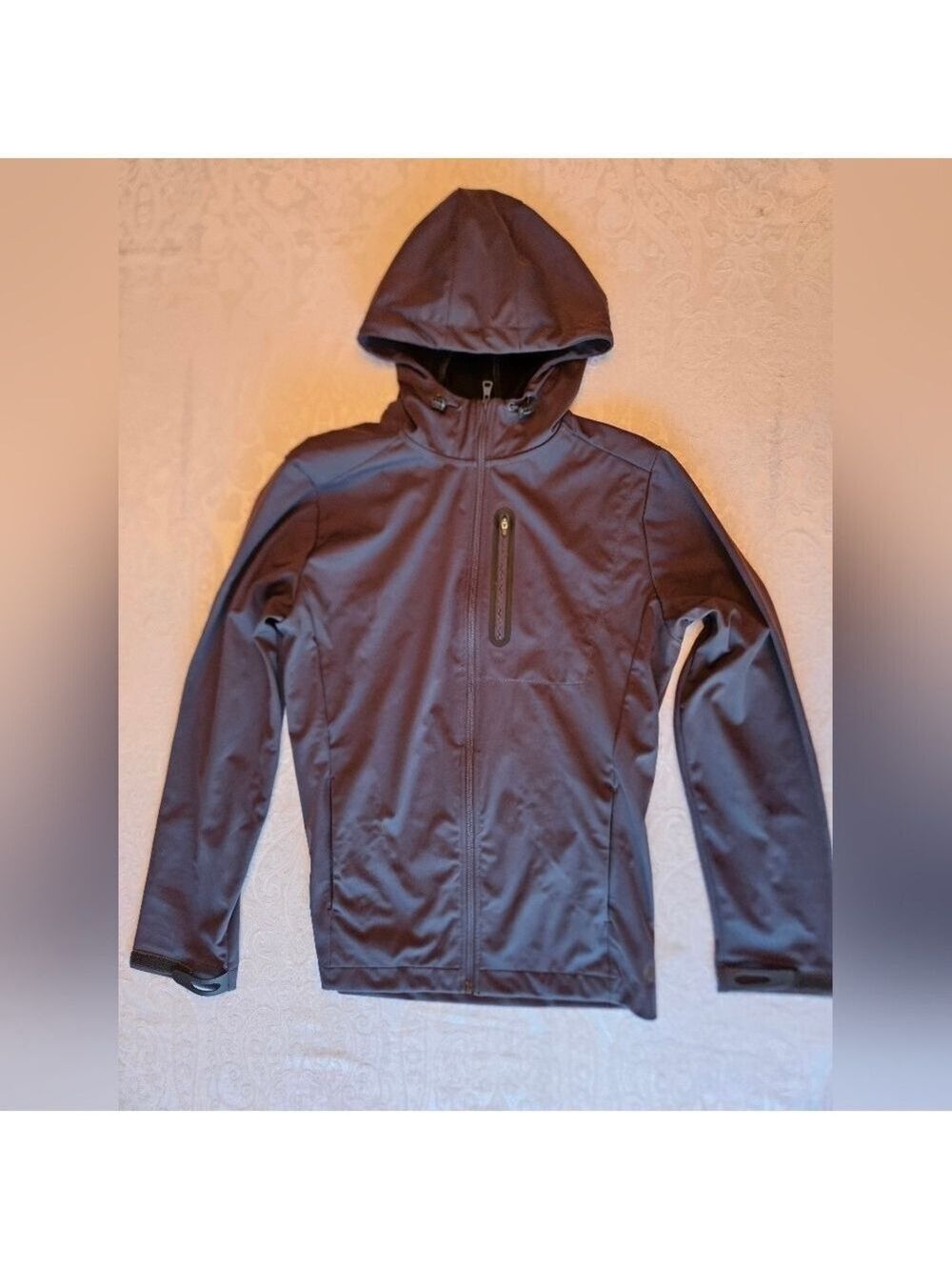 Mondetta Outdoor Project Jacket Men's Hooded, Dark Gray, Small, NWOT